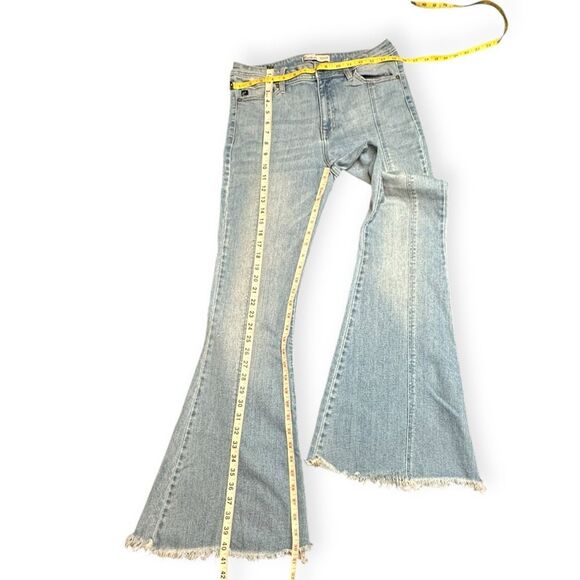 KANCAN Women’s Light Wash High Rise Front Seam Flare Jeans Size 29 Style #123137 - Picture 7 of 7